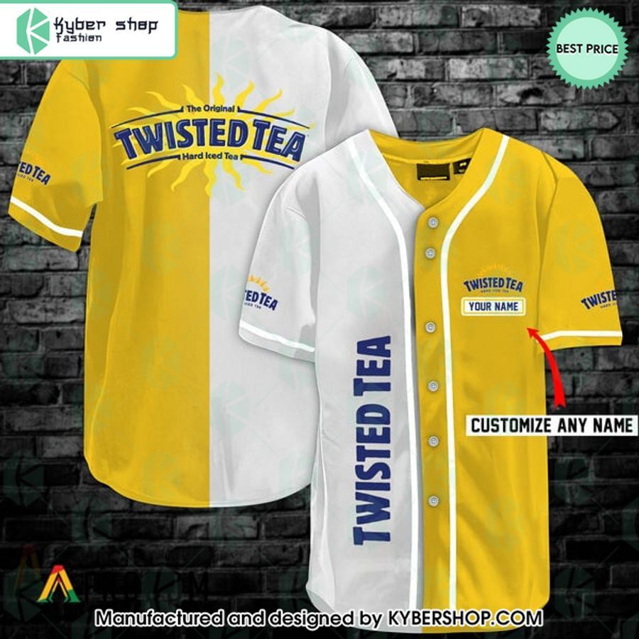 Twisted Tea CUSTOM Baseball Jersey