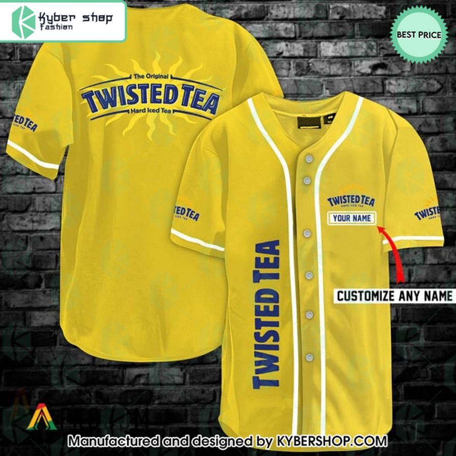 Twisted Tea CUSTOM Baseball Jersey