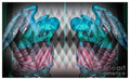 Two Angels Print Unisex , , , Long Sleeve Tee