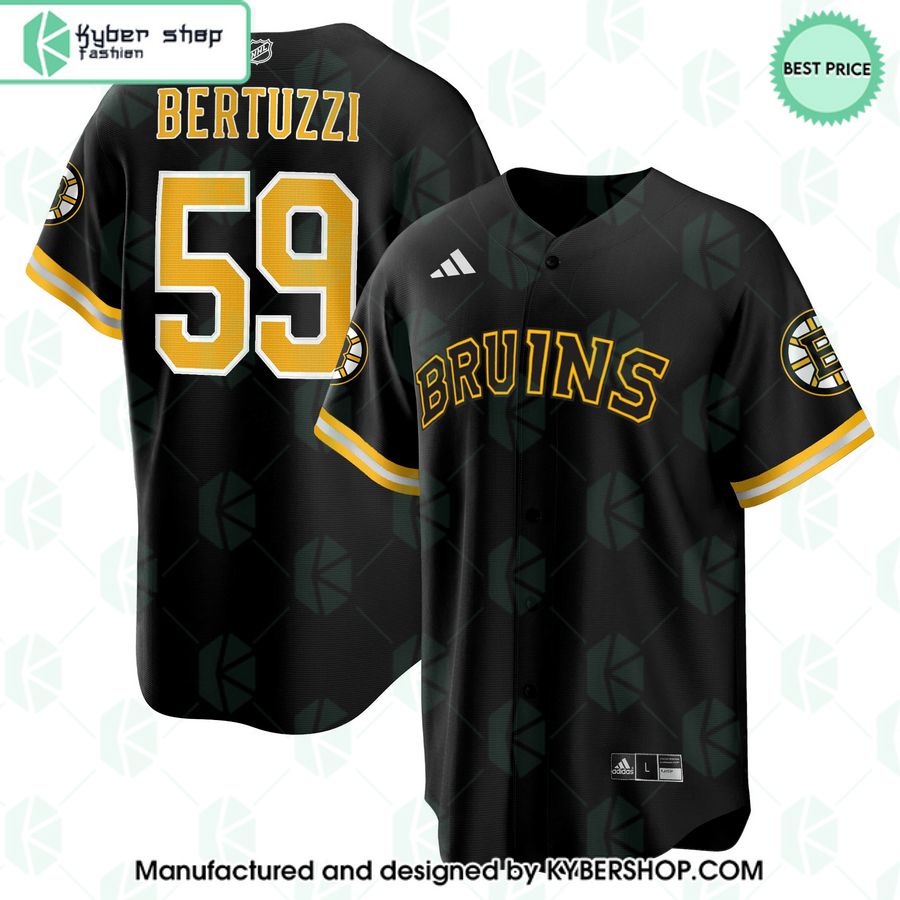 Tyler Bertuzzi Boston Bruins Baseball Jersey