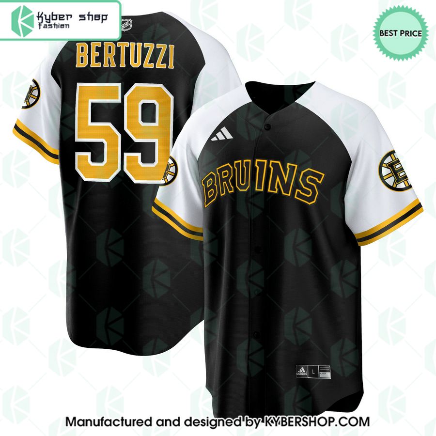 Tyler Bertuzzi Boston Bruins Baseball Jersey
