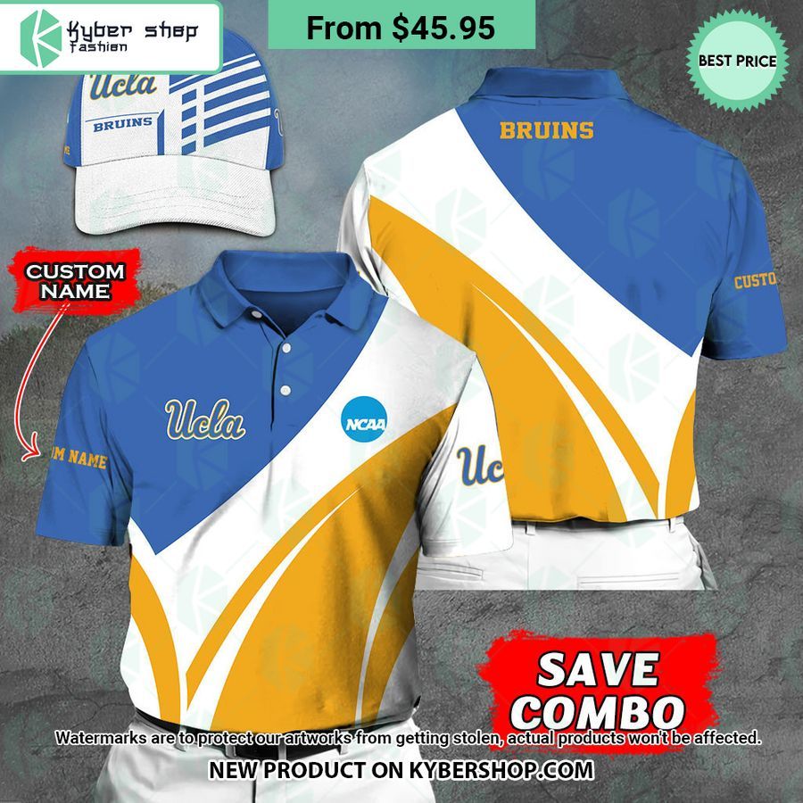 UCLA Bruins CUSTOM Polo Shirt, Cap