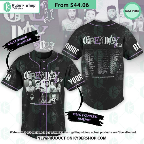 $uicideboy$ Grey Day Tour 2023 CUSTOM Baseball Jersey
