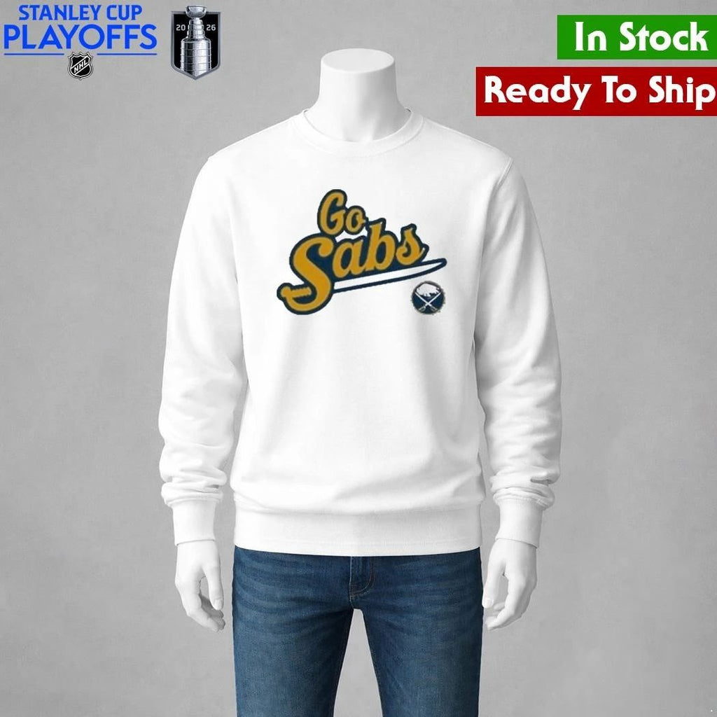 Buffalo Sabres x Just Dishin Go Sabs Shirt Unisex , , , Long Sleeve Tee