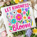 Let Kindness Bloom Boho Floral Kindness Gift Tee Unisex , , , Long Sleeve Tee