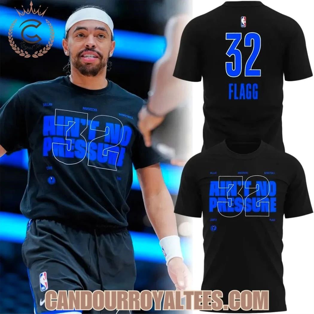 Dallas Mavericks Cooper Flagg Ain’t No Pressure Shirt Unisex , , , Long Sleeve Tee