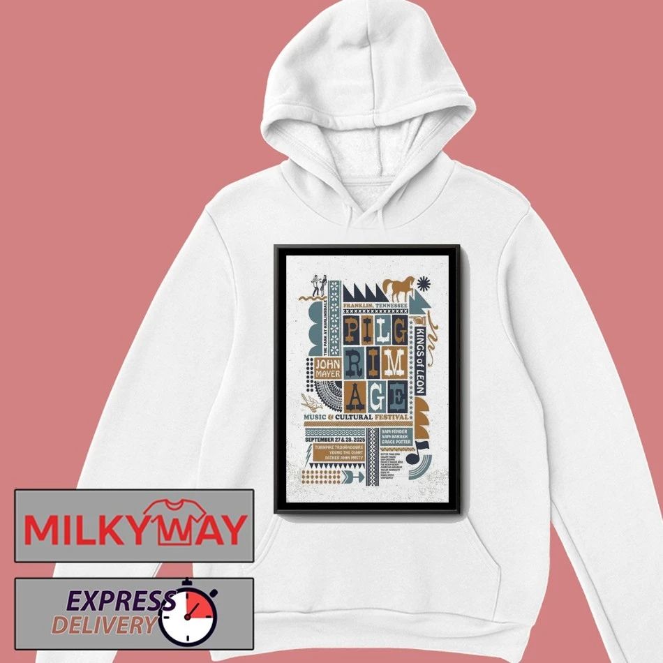 Pilgrimage Music Festival September 27 & 28, 2025 Franklin, Tennessee Poster shirt Unisex , , , Long Sleeve Tee