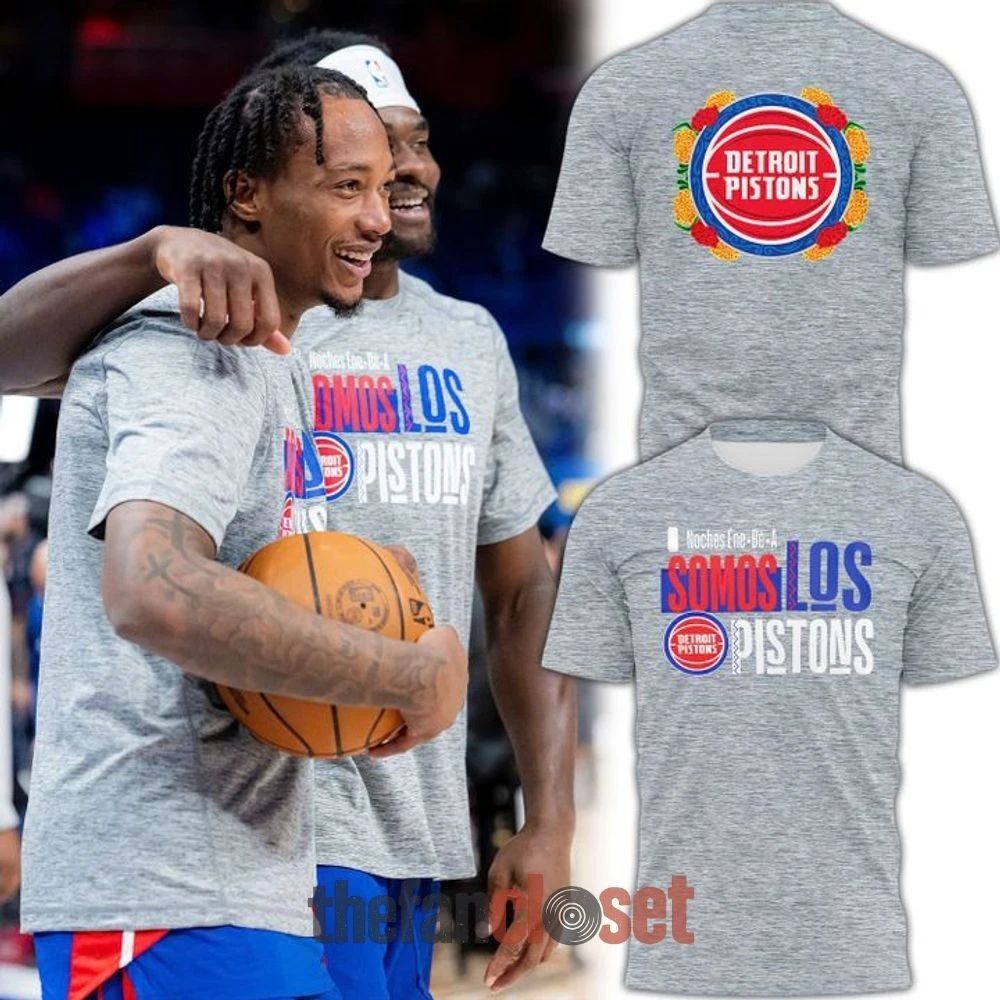 Detroit Pistons “Los Pistons” Limited Edition Shirt Unisex , , , Long Sleeve Tee