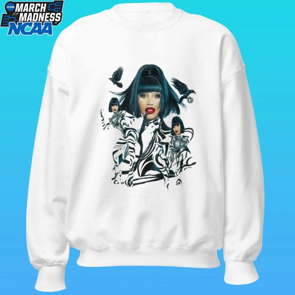 Cardi B Crows Photo Shirt Unisex , , , Long Sleeve Tee