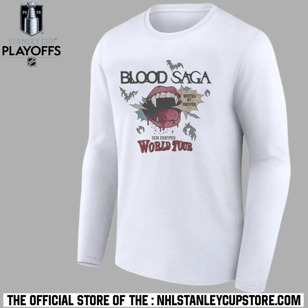 Enhypen Blood Saga World Tour Shirt Unisex , , , Long Sleeve Tee