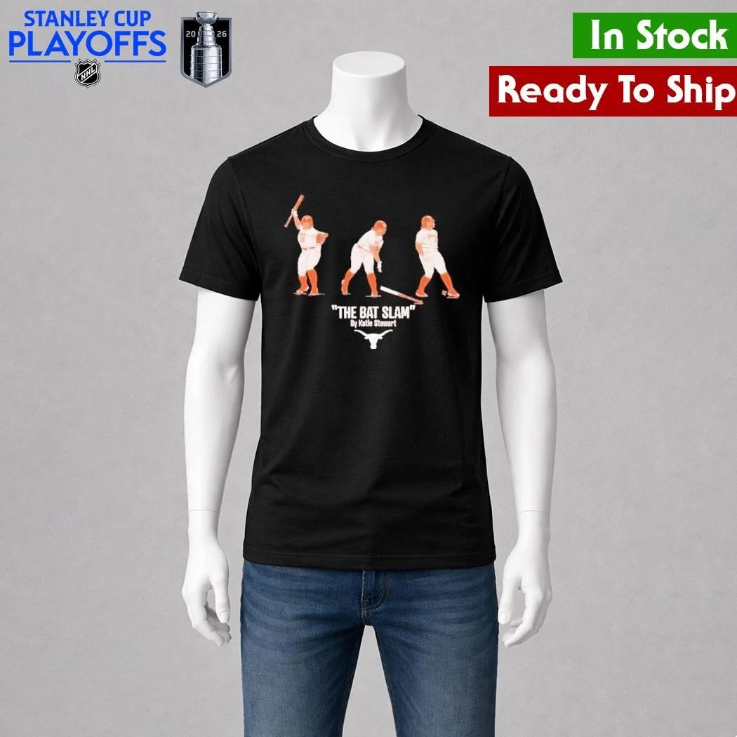Texas Softball The Katie Stewart Bat Slam Shirt Unisex , , , Long Sleeve Tee