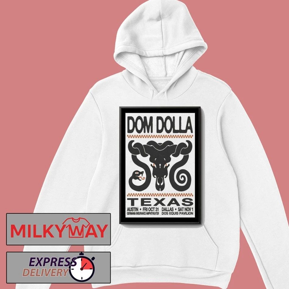 Dom Dolla Oct 31 2025 Austin, TX Poster shirt Unisex , , , Long Sleeve Tee
