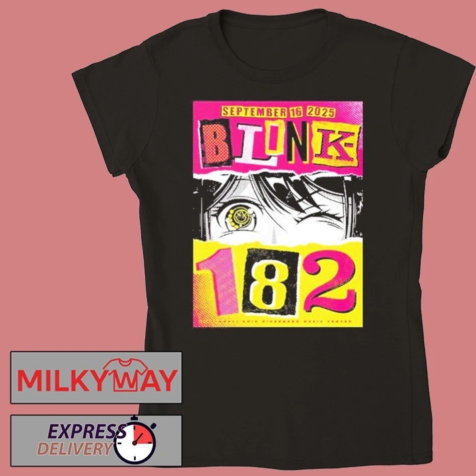 Blink 182 At The Riverbend Music Center On September 16 2025 In Cincinnati OH shirt Unisex , , , Long Sleeve Tee