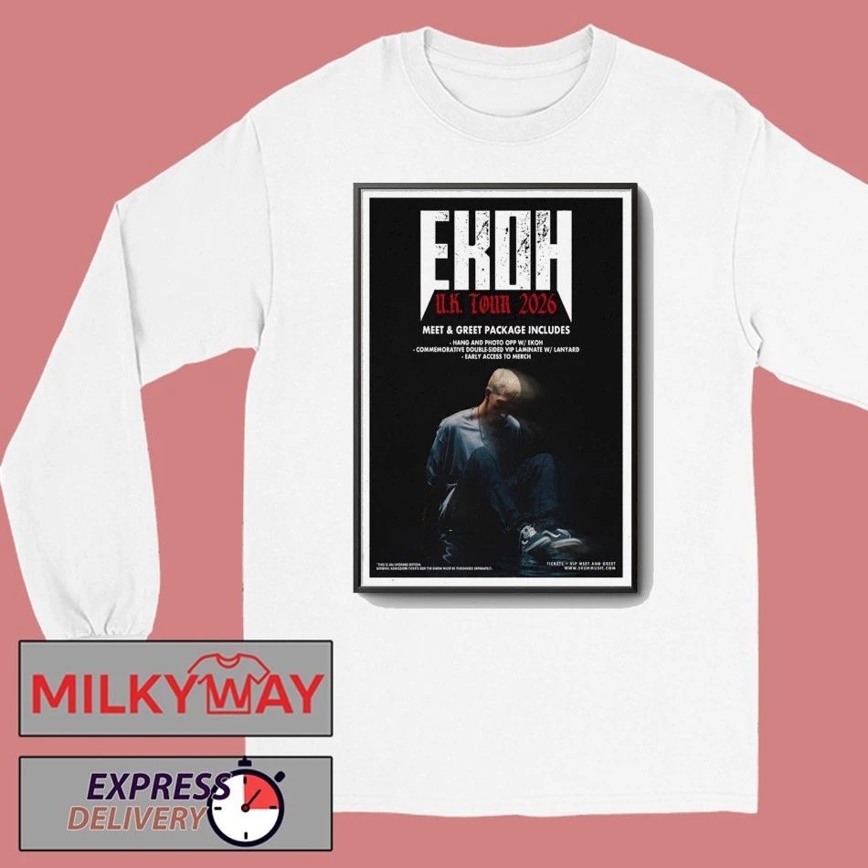 EKOH UK Vip Meet And Greet Poster shirt Unisex , , , Long Sleeve Tee