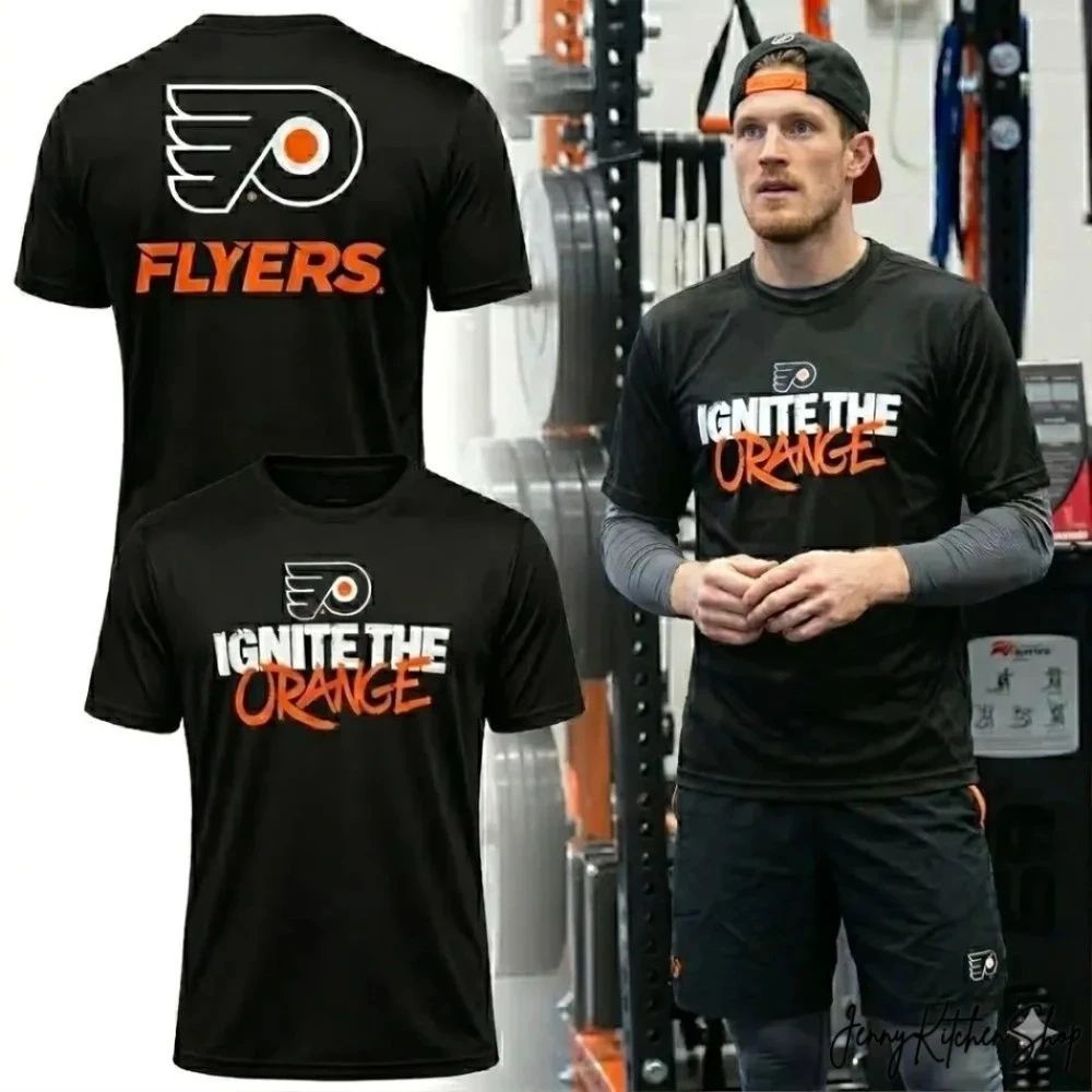 Philadelphia Flyers Ignite The Orange 2026 2 side Shirt Unisex , , , Long Sleeve Tee
