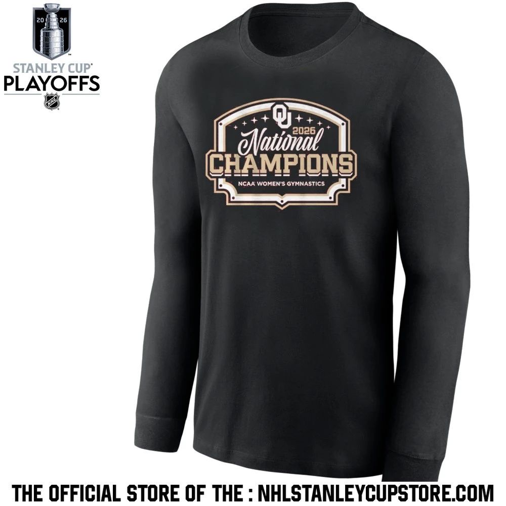 Oklahoma Women’s Gymnastics 2026 National Champions Logo Shirt Unisex , , , Long Sleeve Tee