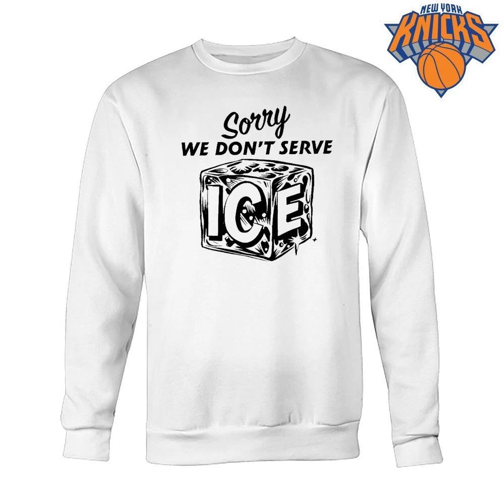Sorry We Don’t Serve Ice Vintage Graphic Quote T Shirt