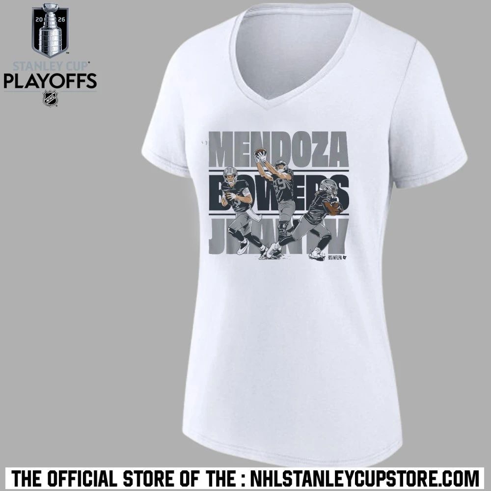 Fernando Mendoza, Ashton Jeanty & Brock Bowers Vegas Trio Shirt Unisex , , , Long Sleeve Tee