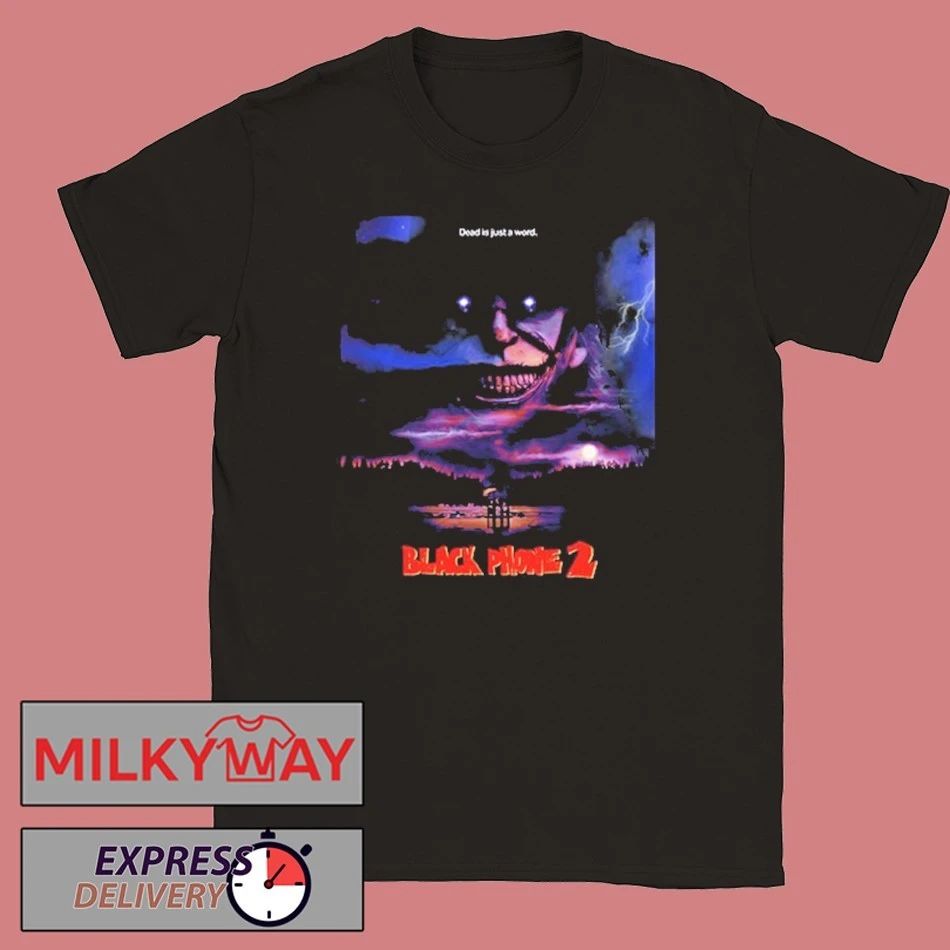 Black Phone 2 Fan Art Poster Dead Is Just A World shirt Unisex , , , Long Sleeve Tee