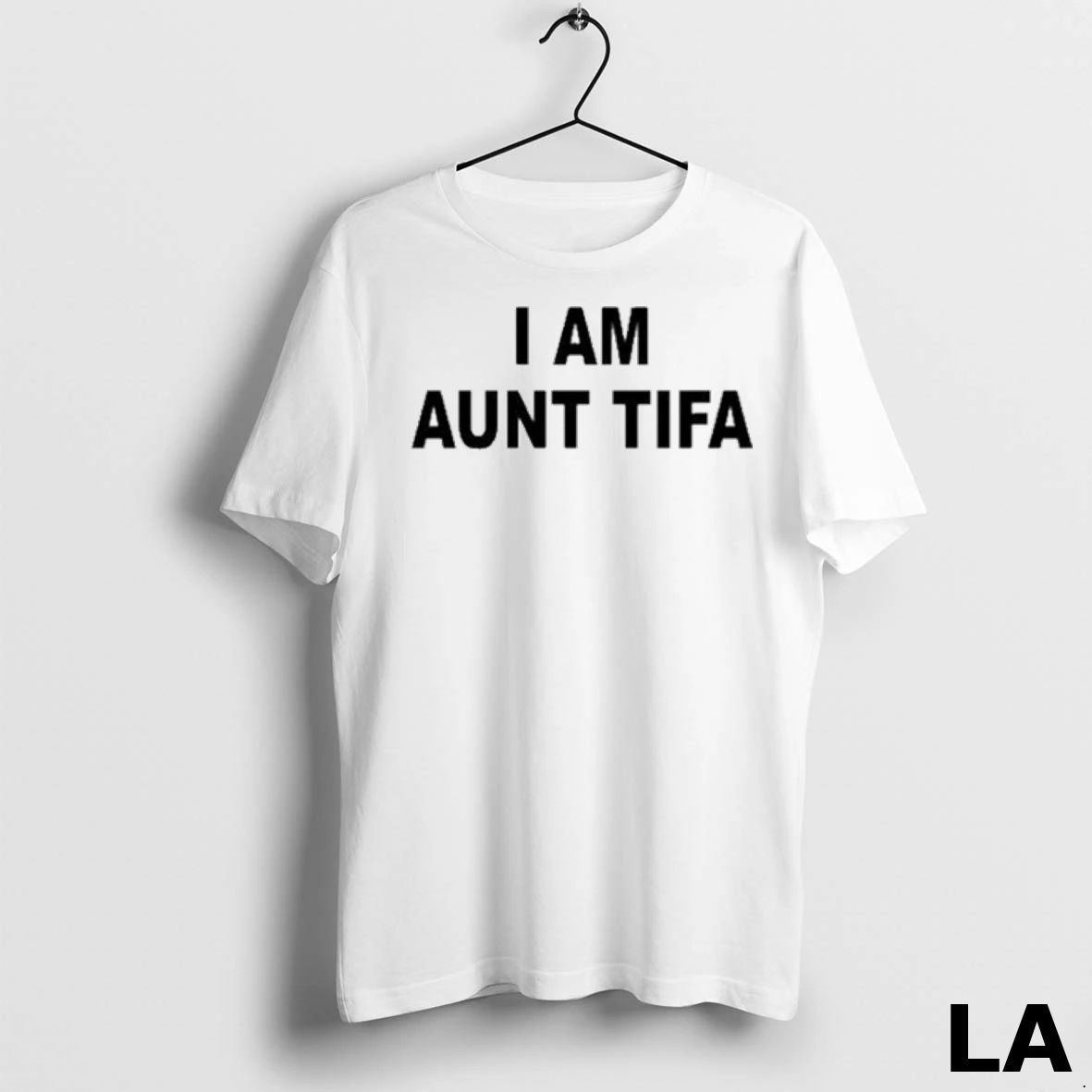 Original Michael Chudzik I Am Aunt Tifa White 2025 Unisex , , , Long Sleeve Tee