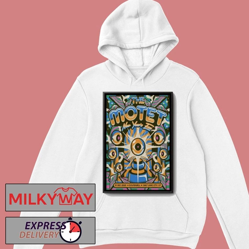The Motet Concert Poster Salt Lake City 2025 shirt Unisex , , , Long Sleeve Tee
