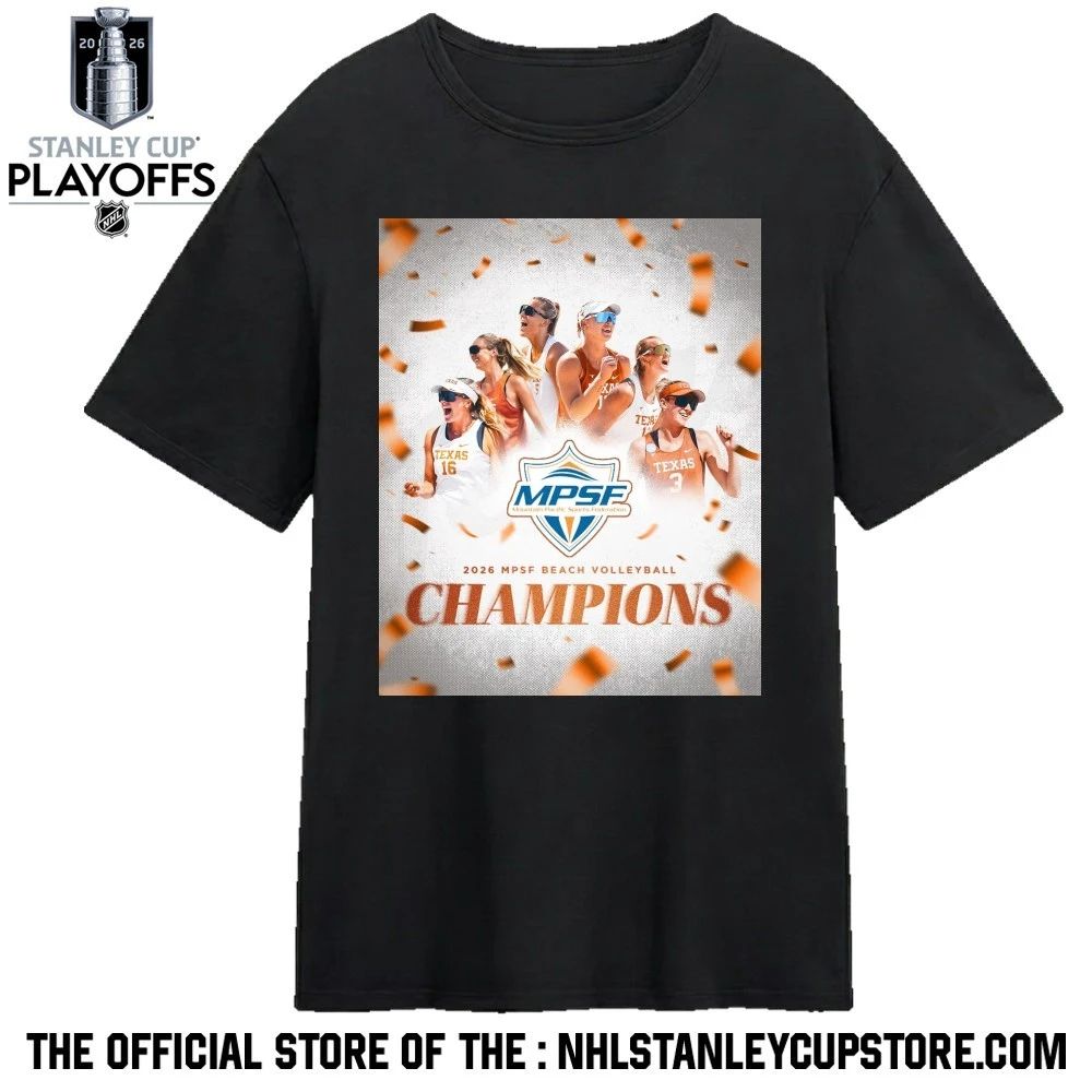 Congrats Texas Longhorns Beach Volleyball To The 2026 MPSF Conference Champions Shirt Unisex , , , Long Sleeve Tee