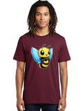 Crystal-Bee-3 Mens Graphic Tee, 100% Cotton, Casual Summer Wear Unisex , , , Long Sleeve Tee