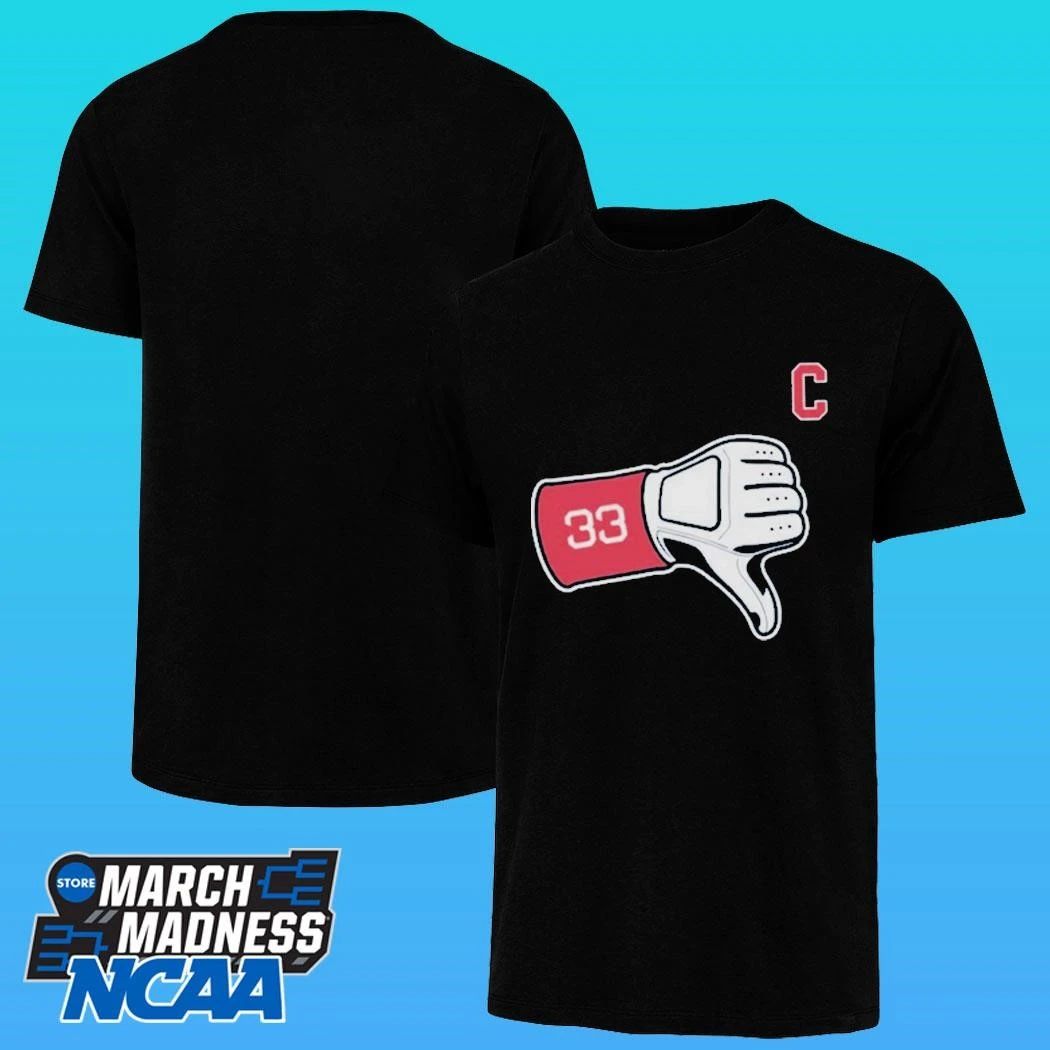 Hunter Gaddis Cleveland Guardians Thumbs Down Shirt Unisex , , , Long Sleeve Tee