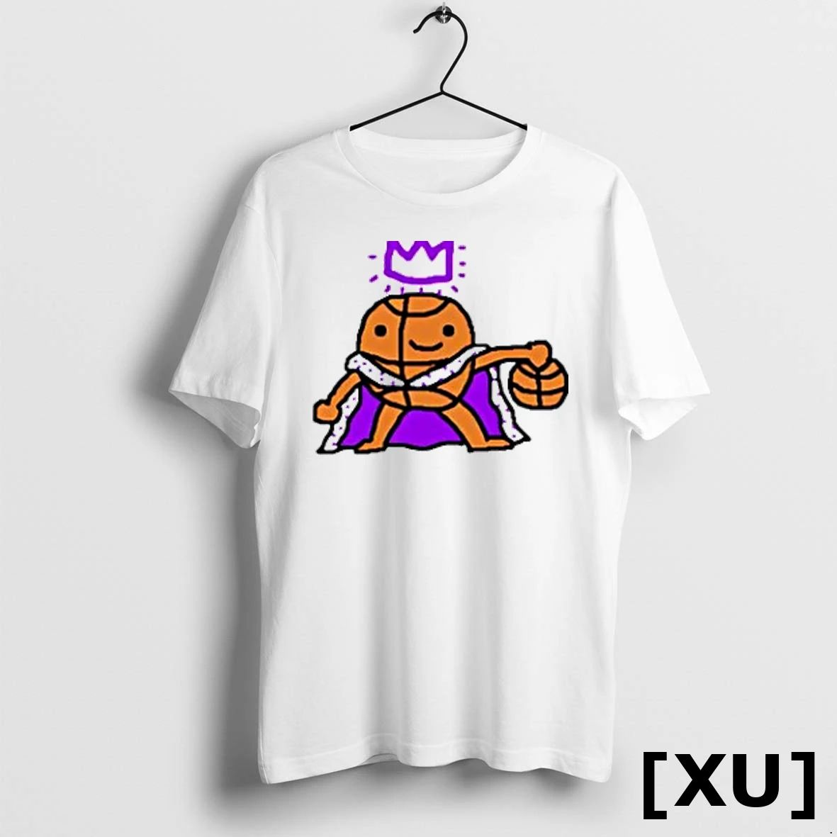 Sacramento Kings King Basketball Icon Paint Tshirts Sweater Unisex , , , Long Sleeve Tee