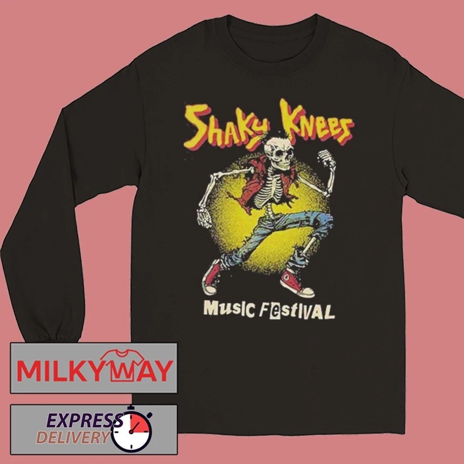 Shaky Knees Festival Skeleton Punk Lineup Tee September 19 21 2025 In Piedmont Park Atlanta shirt