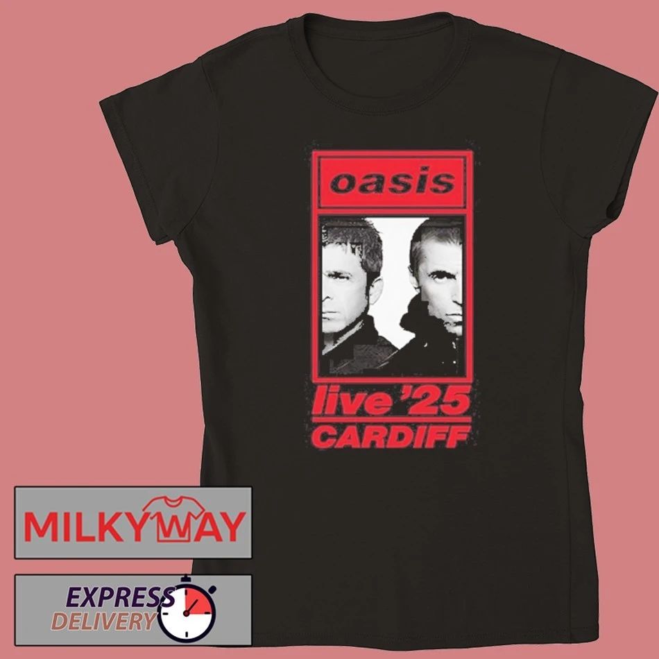 Oasis 2025 Cardiff Event Unisex , , , Long Sleeve Tee