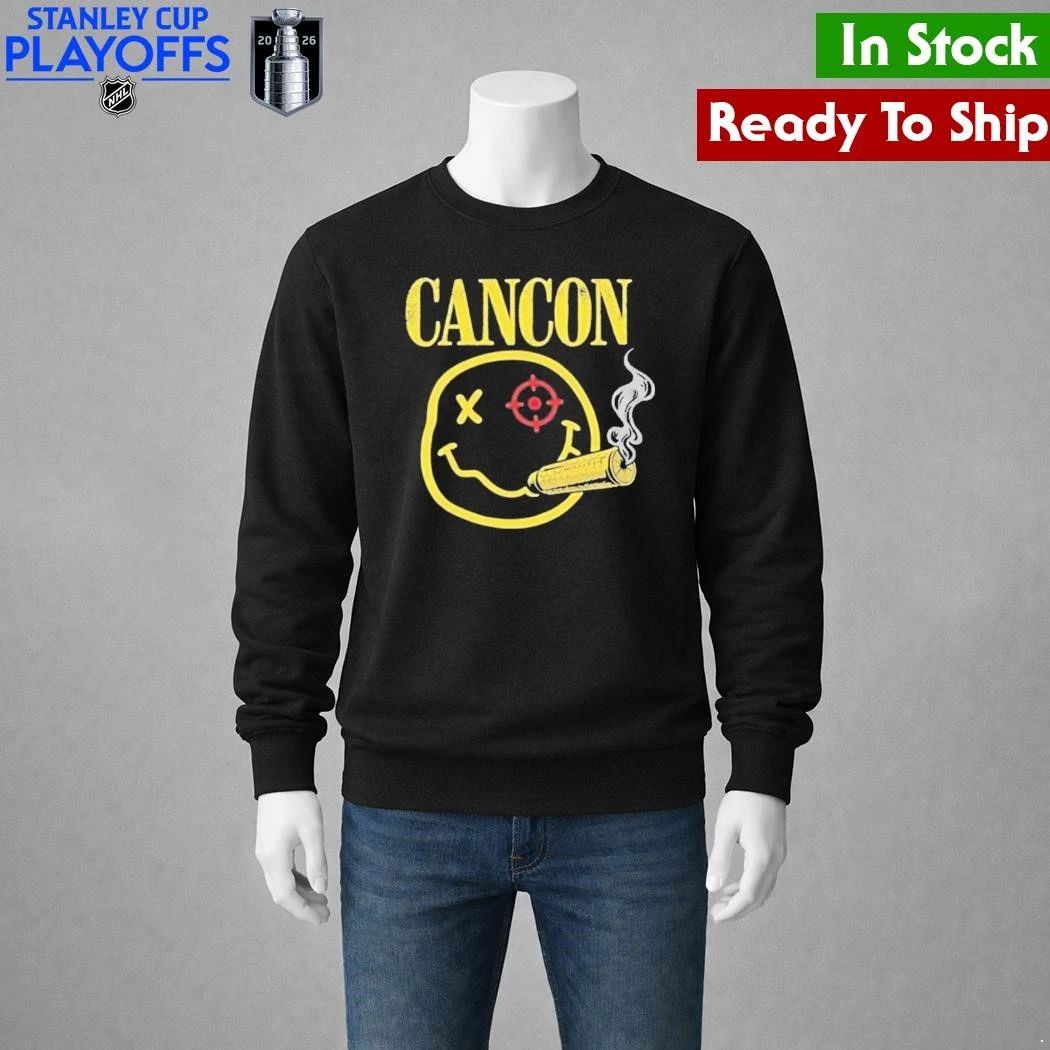 Cancon Smiley Shirt Unisex , , , Long Sleeve Tee