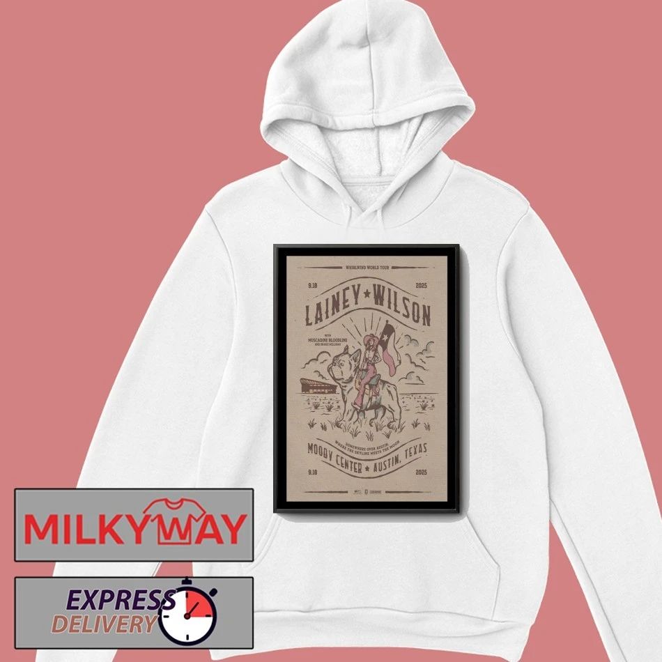 Tour Lainey Wilson Austin, TX 2025 Poster shirt Unisex , , , Long Sleeve Tee