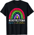 NEW LIMITED Children's Mental-Health Matters End The Stigma Rainbow Boho Unisex , , , Long Sleeve Tee
