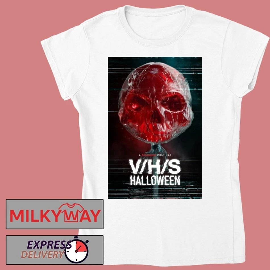 VHS Halloween A Shudder Original Official Poster On October 3 2025 shirt Unisex , , , Long Sleeve Tee