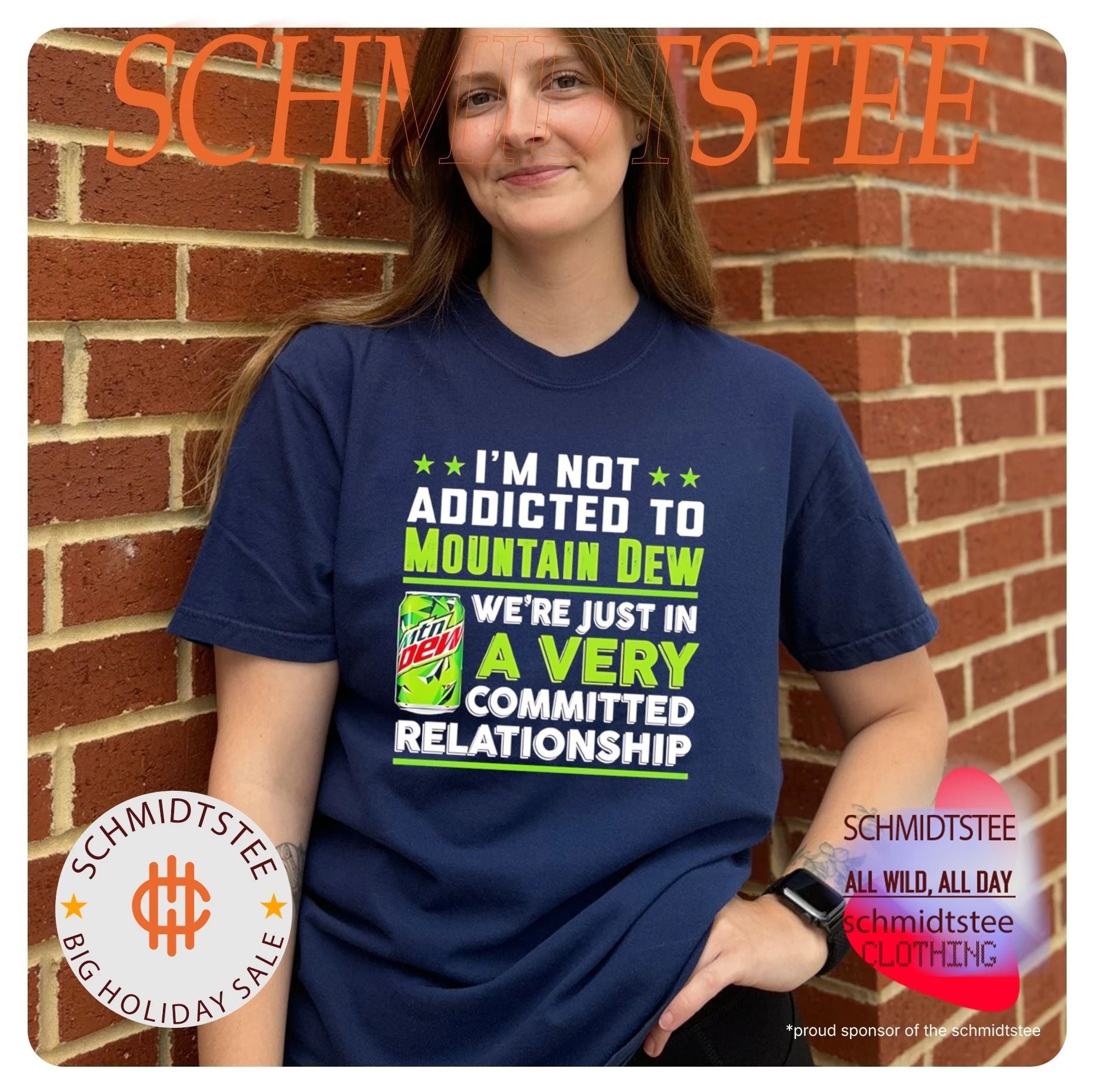I’m not addicted to Mountain Dew we are just in a very committed relationship funny shirt