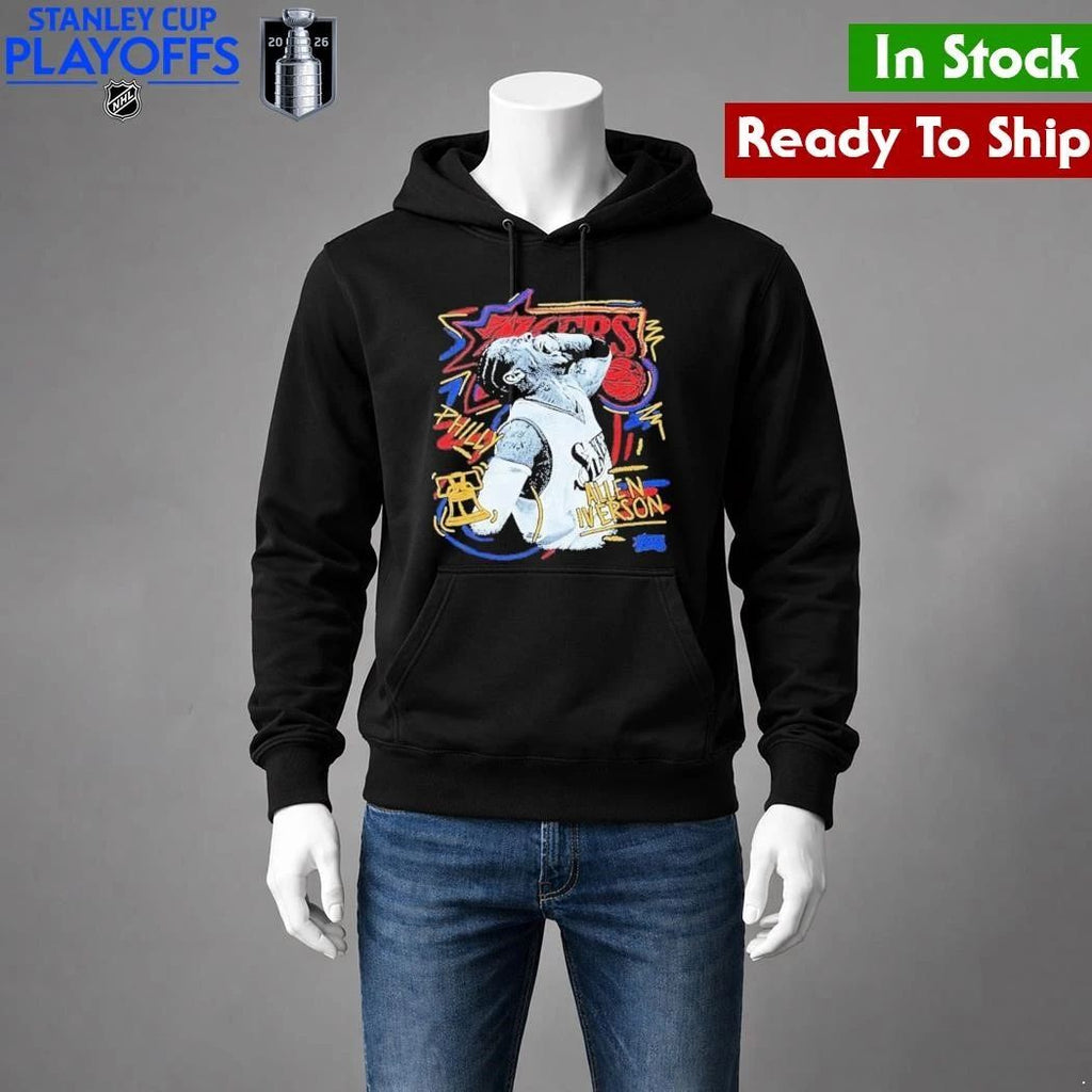 Allen Iverson Philadelphia 76Ers Chalked Up Shirt Unisex , , , Long Sleeve Tee