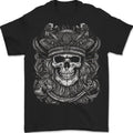 A Fantasy Pirate Skull Mens 100% Cotton Unisex , , , Long Sleeve Tee