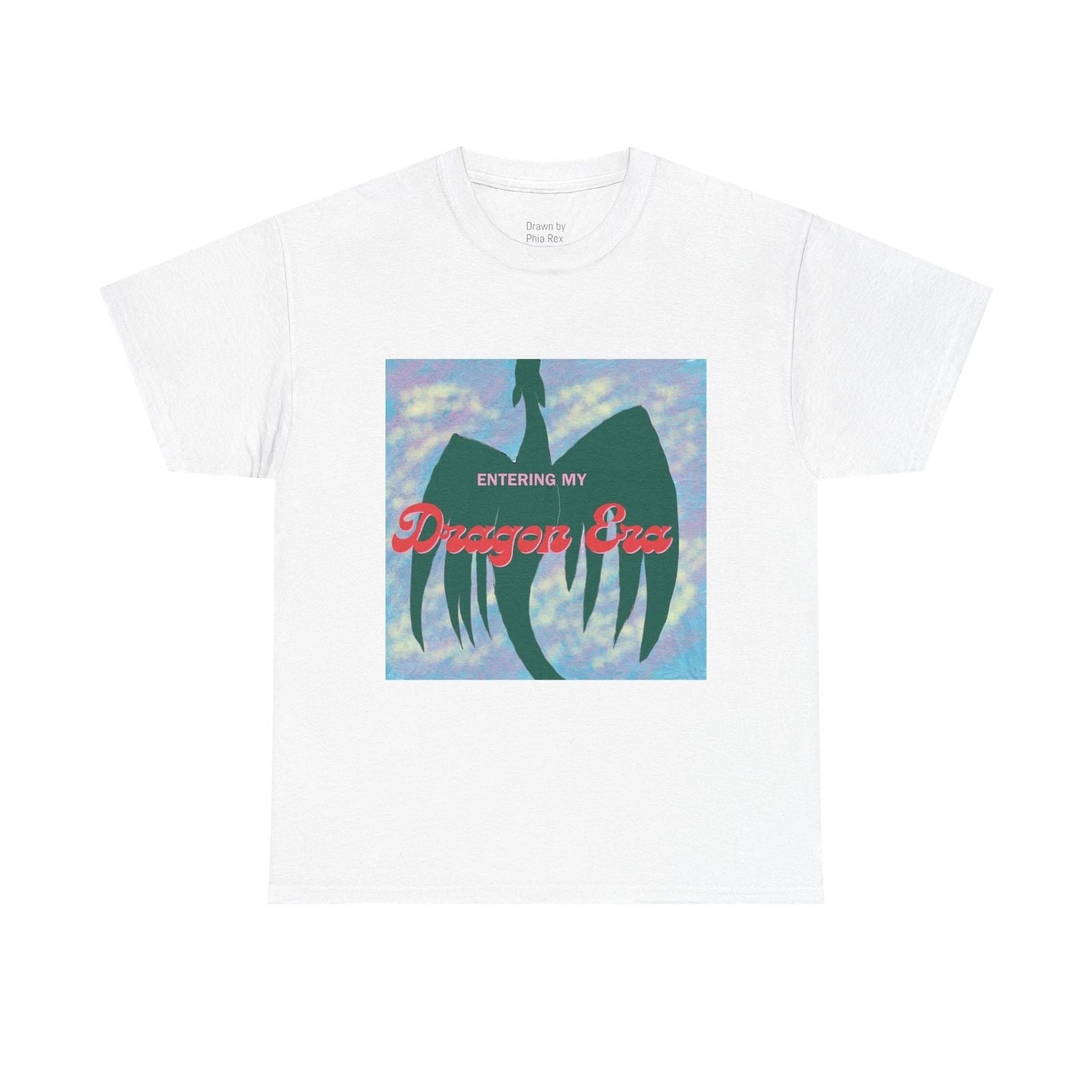 Dragon Era Unisex Heavy Cotton Tee | Fantasy Shirt, Gift for Dragon Lovers, Unisex , , , Long Sleeve Tee