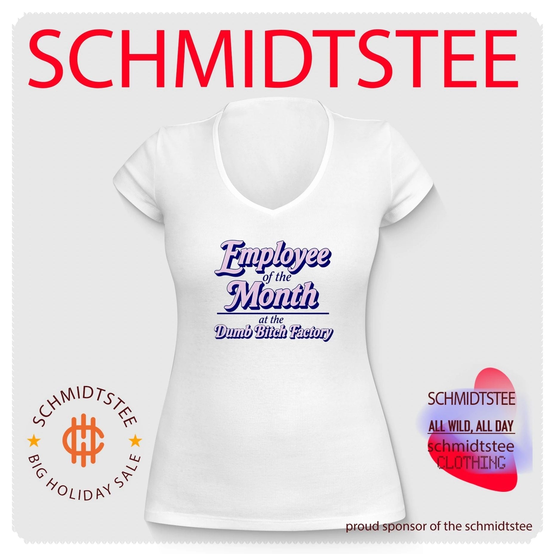 Employee Of The Month At The Dumb Bitch Factory text shirt