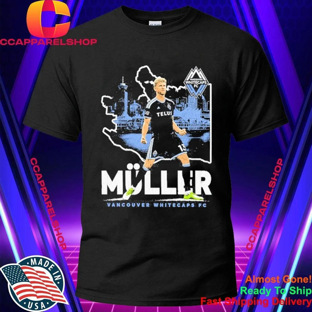 Thomas Muller Vancouver Whitecaps FC City Skyline Map Shirt