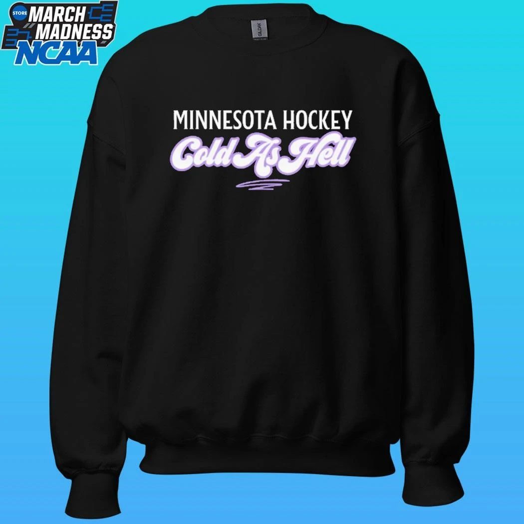 Minnesota Hockey Cold As Hell Shirt Unisex , , , Long Sleeve Tee