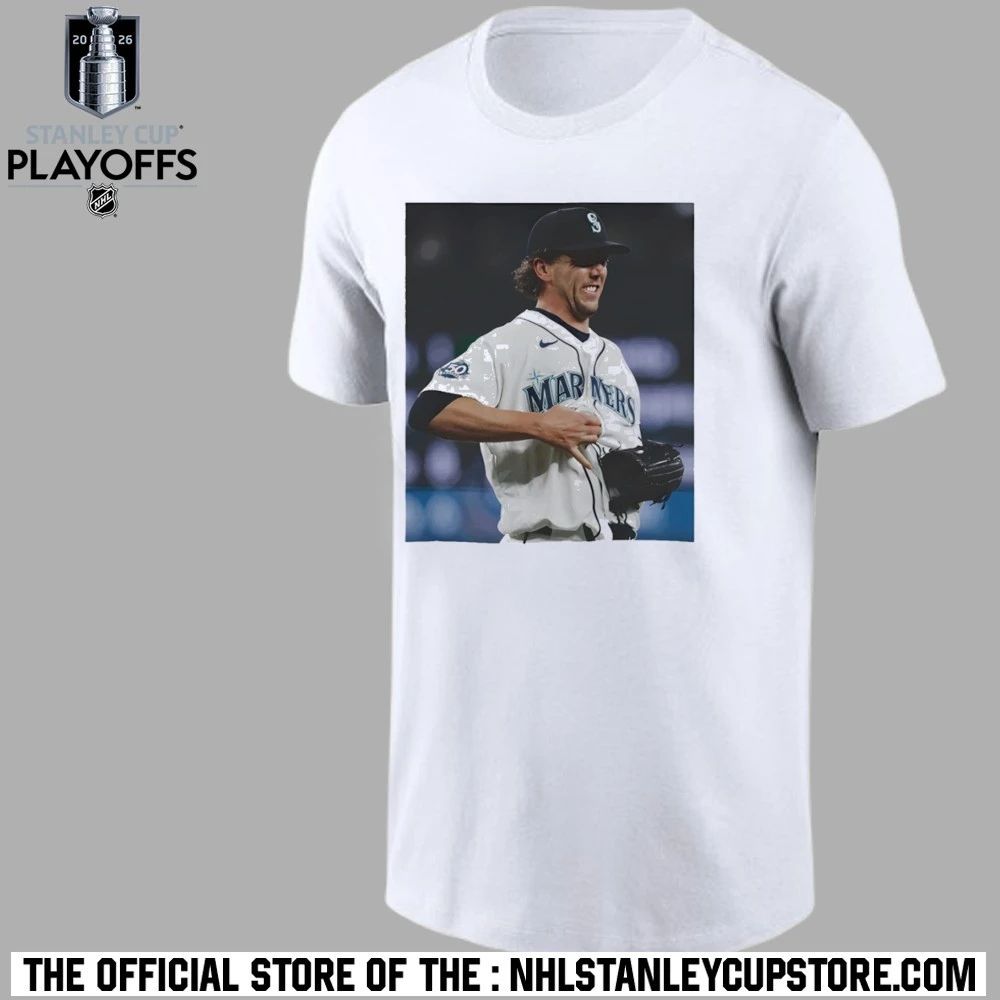 Logan Gilbert Baseball Pitcher Catches Ball In Photo Shirt Unisex , , , Long Sleeve Tee