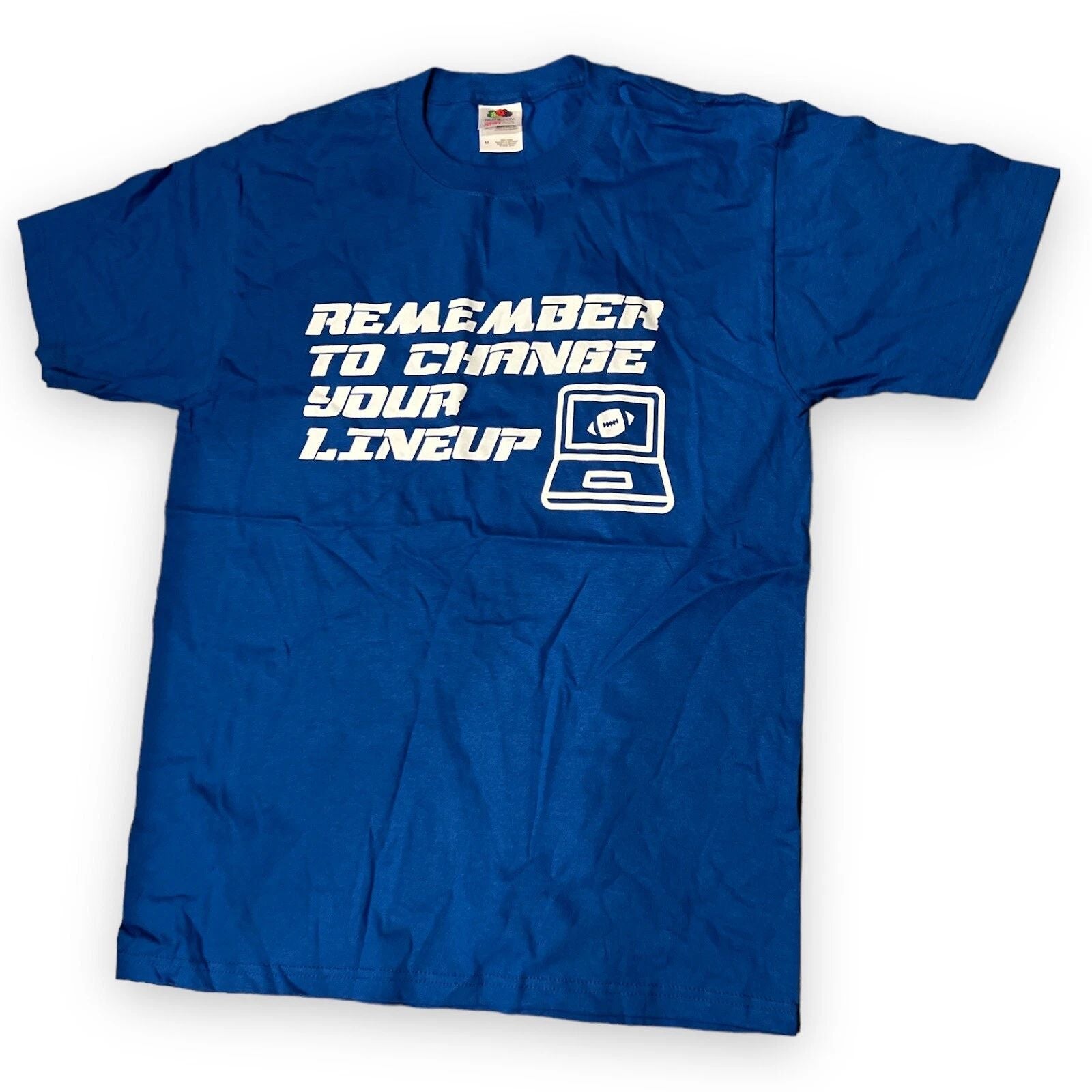 Remember To Change Your Lineup Fantasy Football Draft Shirt Size Medium Unisex , , , Long Sleeve Tee