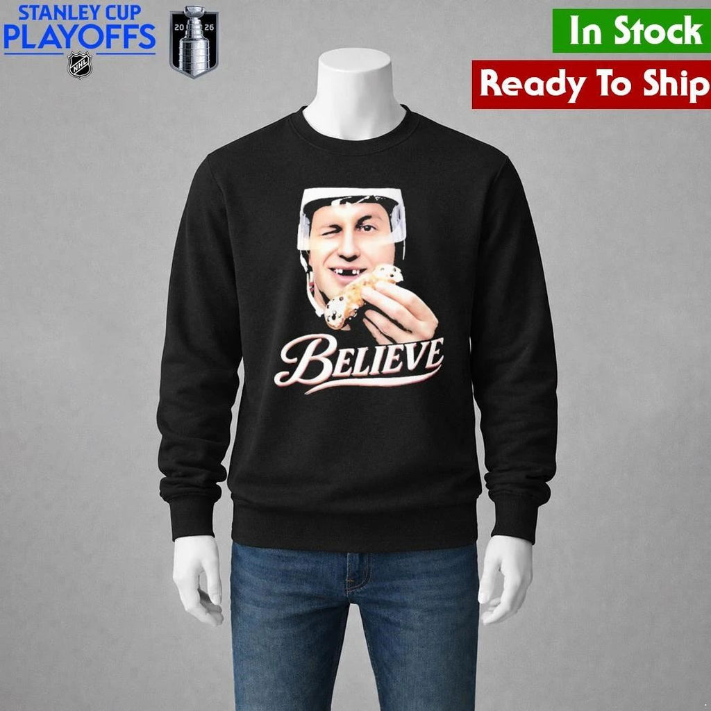 Jack Hughes Mask Flyers Believe Shirt Unisex , , , Long Sleeve Tee