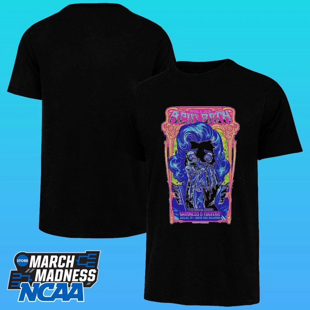 Acid Bath Dallas, Tx April 4, 2026 Poster Shirt Unisex , , , Long Sleeve Tee