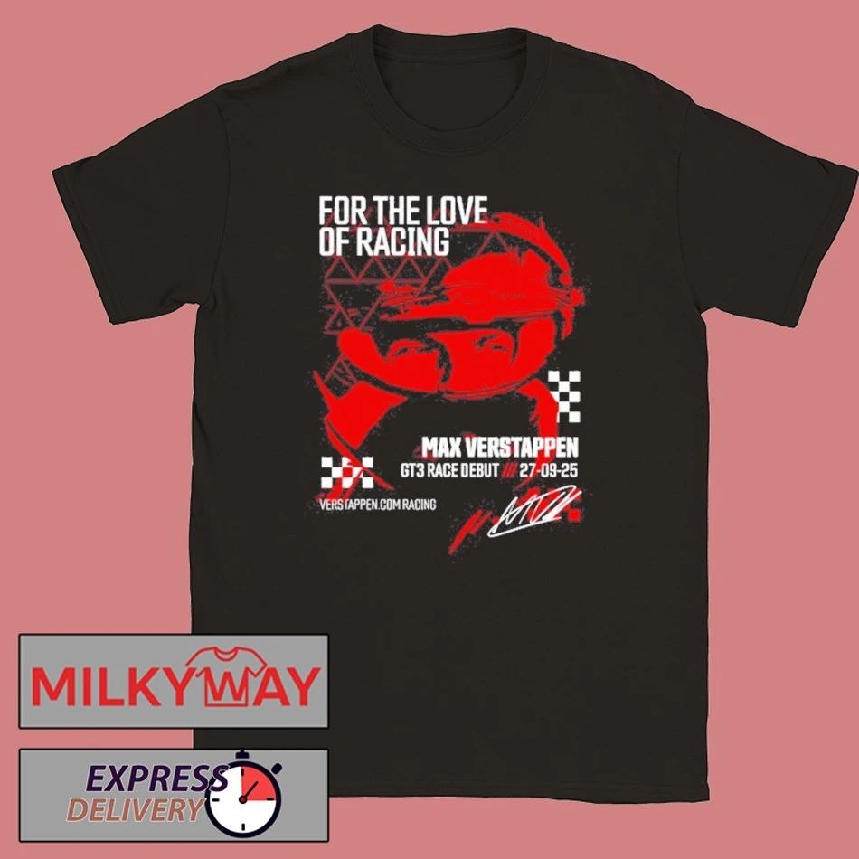 Max Verstappen Gt3 Race Debut Sep 27 2025 Shirt Unisex , , , Long Sleeve Tee