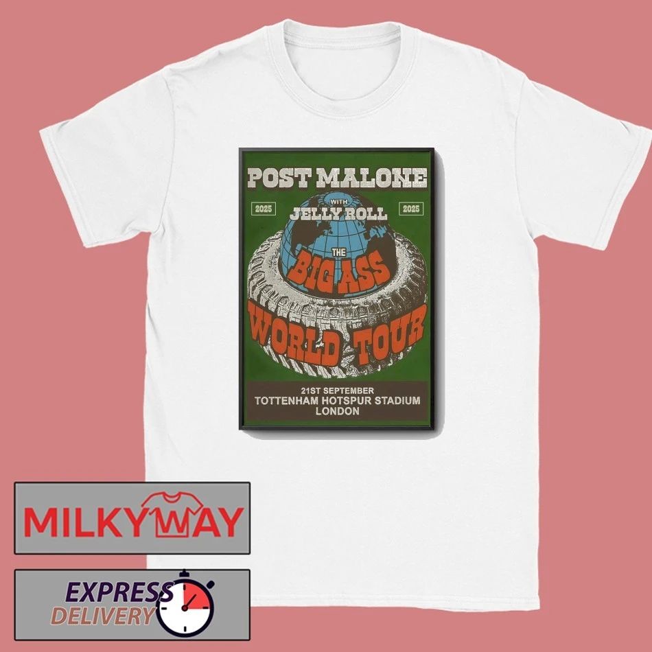 Malone Sep 21 2025 Tottenham Hotspur Stadium London Poster shirt Unisex , , , Long Sleeve Tee