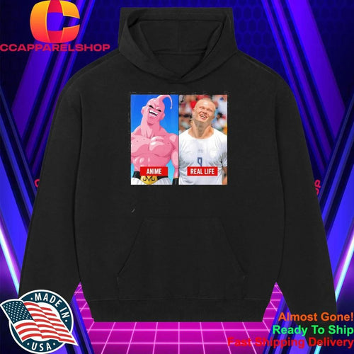 Anime Real Life Haaland Majin Buu Meme Shirt