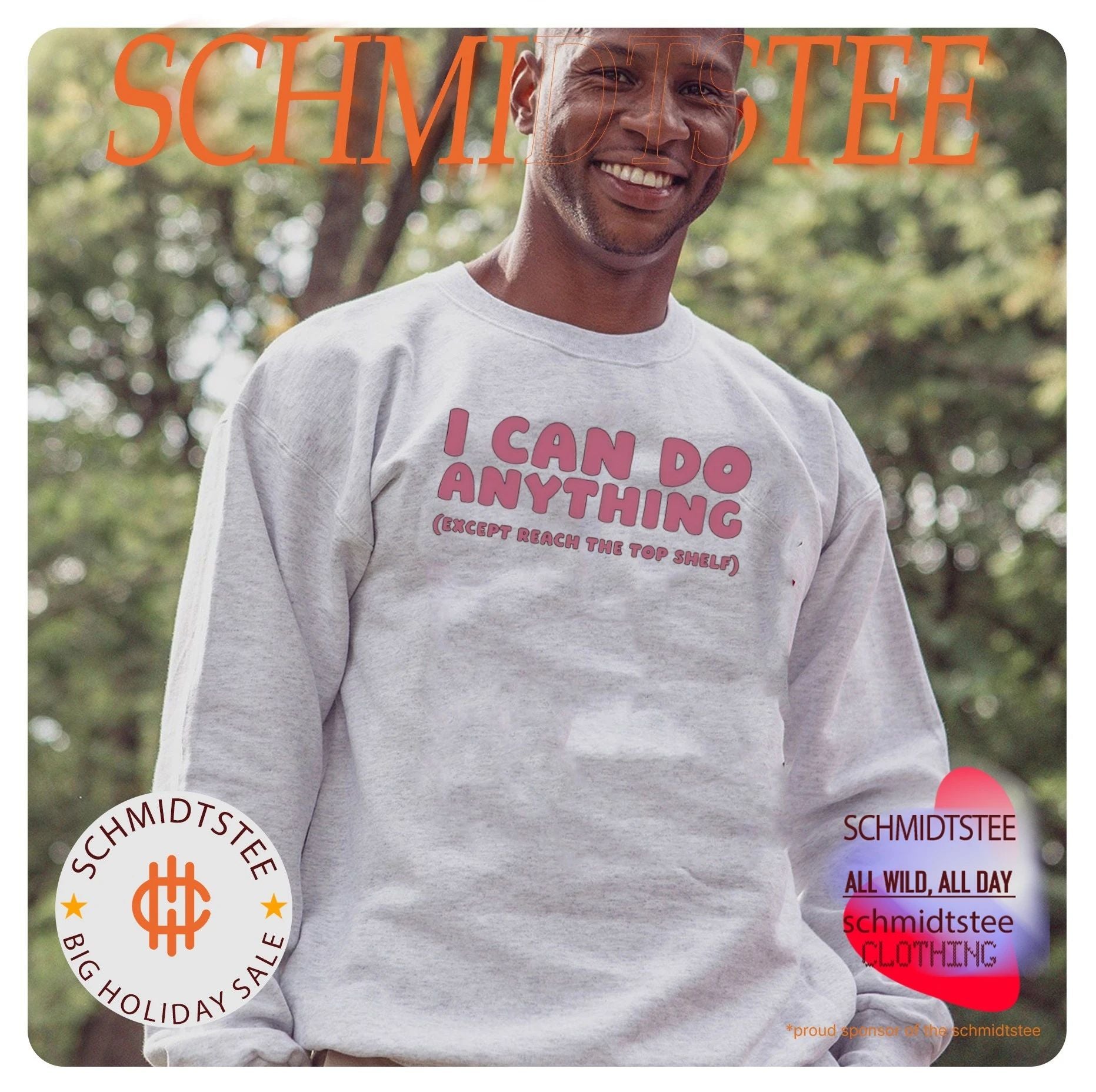 I can do anything except reach the top shelf shirt